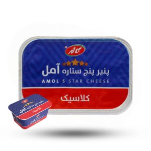 پنیر پنج ستاره آمل کلاسیک - 400 گرم