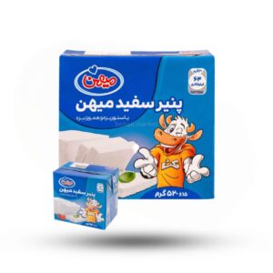 پنیر سفید نیم چرب میهن - 520 گرم