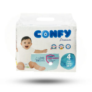 پوشک کامل بچه Premium سایز 4 کانفی 34 عددی